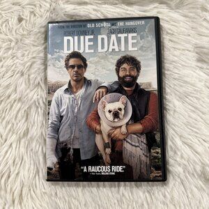 Due Date DVD tested working rated R comedy Robert Downey Jr